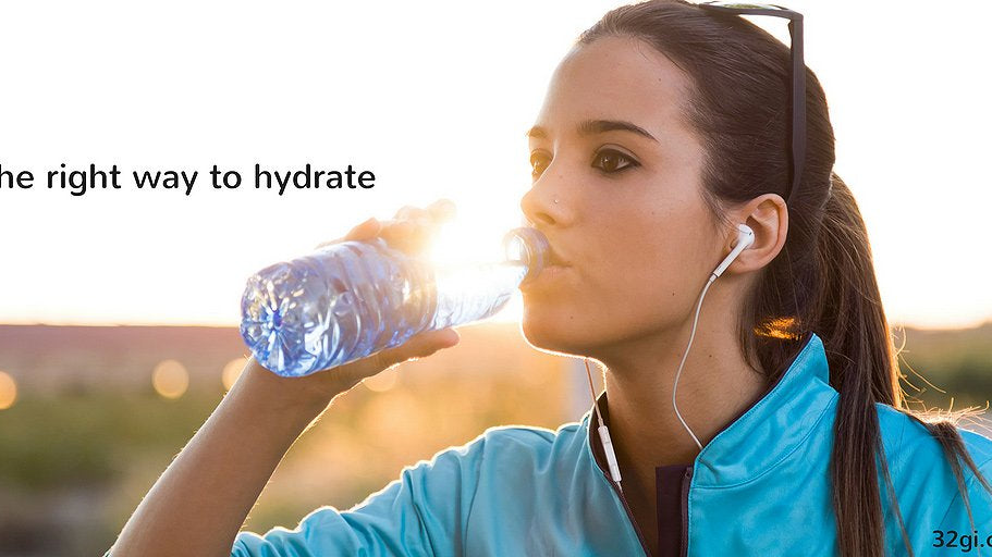 The importance of correct hydration